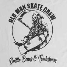 Load image into Gallery viewer, Old Man Skate Crew Reaper T-Shirt
